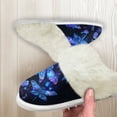 thumbnail image 5 of Chririnla Psychedelic Dragonfly Cotton House Slippers for Women Non-Slip Warm House Slippers with Anti-Skid Sole Novelty House Shoes for Indoor & Outdoor, 5 of 7