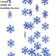thumbnail image 3 of Christmas Decoration Snowflake Paper Garlands DIY Hanging Banner for Home Room Birthday Party Decor Supplies Christmas Ornaments, 3 of 5