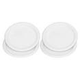thumbnail image 4 of 100Pcs Disposable Oval Paper Plates 10 Inch White Compostable Microwaveable Freezerable Disposable Pulp Dish, 4 of 5