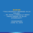 HTH Pool Care Green to Blue Advanced Shock System for Swimming Pools, 7.2lbs