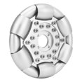 thumbnail image 3 of Rueda Omni única De Aluminio De 127 Mm, Rueda Omni De aleación De Aluminio Flexible Plateada Para Robot De Equilibrio De Bolas 14210, 3 of 7