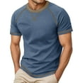 thumbnail image 3 of T Shirts for Man Summer Casual Short Sleeve Crewneck Tshirts Lightweight Breathable Relaxed Fit Mens Tees, 3 of 8