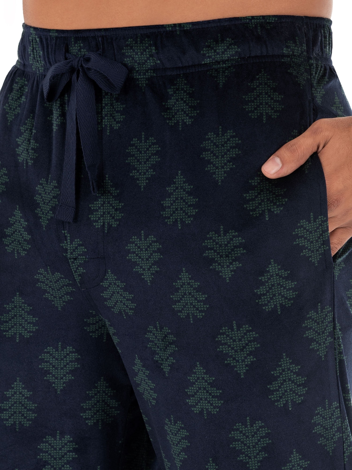 George Men's Fleece Plaid Sleep Pants