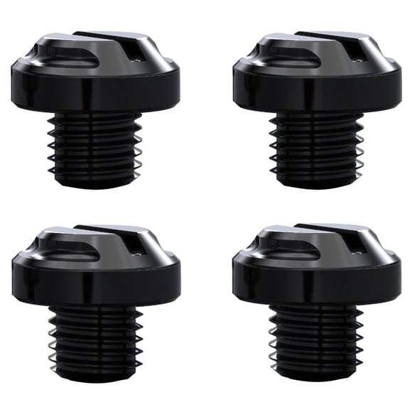 Tapones para retrovisores de motocicletas AVERZELLA M10x1.25 (negros)