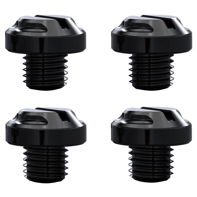 Tapones para retrovisores de motocicletas AVERZELLA M10x1.25 (negros)