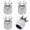 Crown White, variant on Chasenew Bling Valve Stem Caps 4 Pack Tire Caps Sparkling Crown Handmade Crystal Rhinestone Universal Car Tire Valve Caps Chrome Attractive Dustproof Bling Car Acces-sories - Crown Black