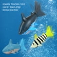 thumbnail image 4 of Black Remote Control Swimming Fish Toy With 5-8 Meters Range, Usb Rechargeable Mini Shark For Pool Bathtub Play, Conductive Water Technology, 4 of 4
