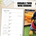 thumbnail image 5 of Crusoe the Celebrity Dachshund 2026 6.5 X 8.5 Engagement Calendar, (Hardcover), 5 of 5