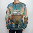 thumbnail image 4 of The Octonauts Unisex Sweater Long Sleeve Round Neck Pullover Jumper Fall Winter Clothes Print Tops Blouse XL, 4 of 6