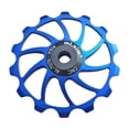 thumbnail image 1 of koolsoo Roulement Scellé en Alliage d'Aluminium 14T Roue Arrière de Dérailleur, Bleu Universel, 1 of 8