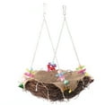 thumbnail image 1 of Bird Rattan , Hanging  Toy  Toy With Bells, Cage Hammock For Pets Animals, 1 of 8