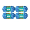 The Pioneer Woman Heathered Velvet Bright Blue Yarn, 77.6 Yards, Pack of 4