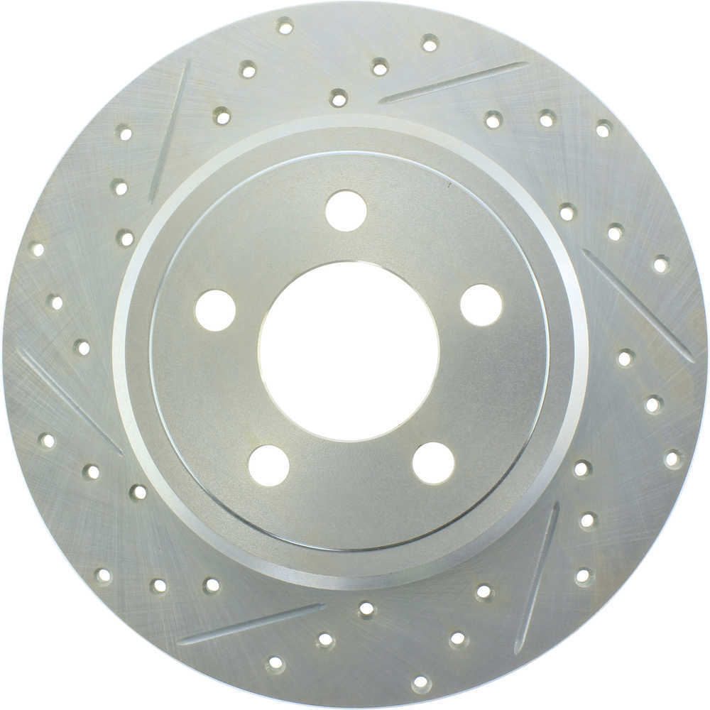 Stoptech 227.63060R Select Sport Slotted & Drilled Right Rear Brake Rotor for 06-15 Dodge & 05-15 Chrysler 300 Fits select: 2014-2015 CHRYSLER 300C, 2022 DODGE CHARGER