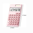 thumbnail image 3 of CASAFUN Mini 8 Digit Scentifc Calculator with Large LCD Display Solar Power,back to School Supplies for Kids,Small Desktop Calculator Standard Function for Home,Office,School, 3 of 9