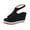 Black, variant on VerPetridure Women's Sandals Summer Casual Thick Soled Shoes Fish Mouth Casual Sandals