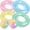Bright Color, variant on Inflatable Pool Floats Pastel Beach Balls Bulk 30'' Swim Tubes Rings Jumbo Beach Balls Macarons Color Swimming Toys for Adults