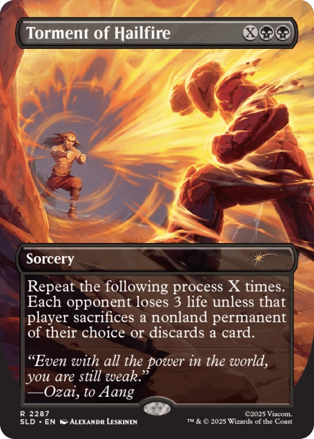 Magic the Gathering Secret Lair x Avatar: The Last Airbender - Everything Changed (Non-Foil)