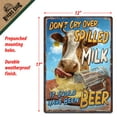 thumbnail image 2 of Tin Sign 12in x 17in - Milk Beer, 2 of 2