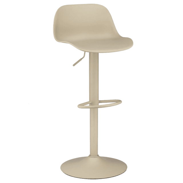Bouclair Beige Metal & Plastic Bar Stool