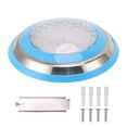 thumbnail image 2 of LED Underwater Swimming Pool Light, Warm White Light IP68 Waterproof Underwater Swimming Pool Light Wall Surface Mounted  for Pond, 2 of 7
