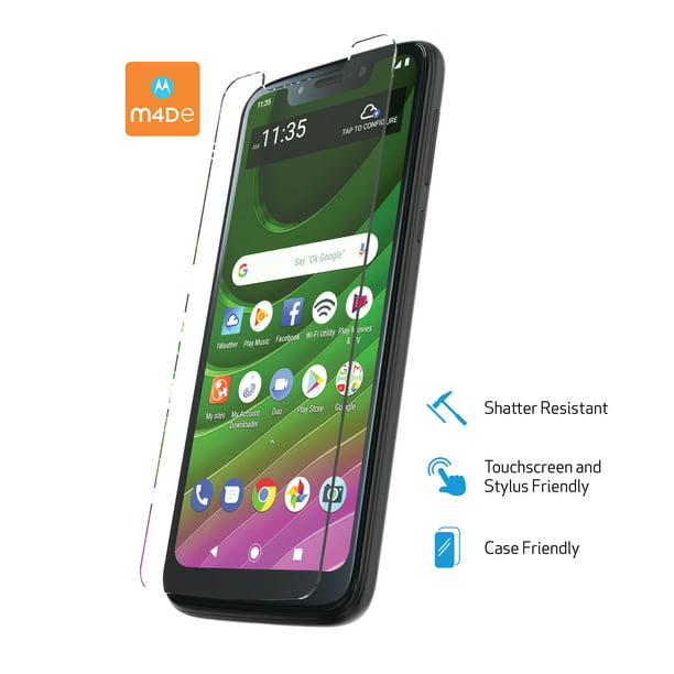 WriteRight Tempered Glass Screen Protector for Moto G7
