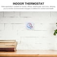 thumbnail image 1 of VERDANVERSE Home Thermometer Hygrometer Thermometer Plastic White Round Dial Indoor Use 1Set, 1 of 8