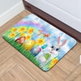thumbnail image 3 of HOARBOEG Easter Rug Decor, Easter Bunny Rugs with Colorful Eggs Pattern, Non-Slip Holiday Floor Mat for Living Room Bedroom, Festive Spring Home Decoration, Indoor Door Mats, 3 of 6