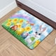 thumbnail image 3 of Alfombras de baño, alfombras para sala de estar, alfombra de área, tapete de baño La alfombra está decorada con huevos de conejito de Pascua Artículos decorativos, 3 of 6