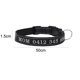 thumbnail image 2 of Collar de perro personalizado, nombre de mascota y número de teléfono bordados personalizados, anillo en D de liberación rápida, 2 of 5