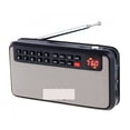 thumbnail image 2 of Portable FM Radio Speaker Card speaker with LED Subwoofer MP3 Music Player/Torch Lamp Verify for Home/Outdoor T60 ,Easy to Use, 2 of 7