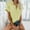 A01_Yellow, variant on Fashion Woman Causal Button Solid Blouse Short Sleeve T-Shirt Summer Tops Button Down Shirts for Women