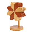 thumbnail image 2 of 4 posavasos antideslizantes de bambú con forma de molino de viento para cuencos, utensilios y ollas. multicolor, 2 of 9