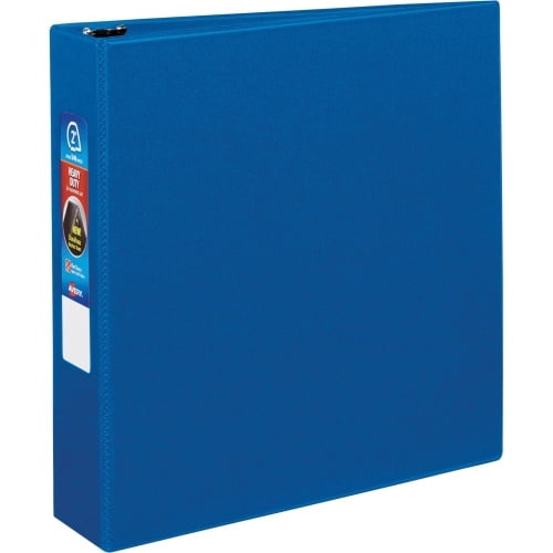 Avery Heavy-duty Binder - One-Touch Rings - DuraHinge 2' Binder Capacity - Letter - 8 1/2' x 11' Sheet Size - 540 Sheet Capacity - 3 x D-Ring Fastener(s) - 4 Internal Pocket(s) - Chipboard, Poly - 1