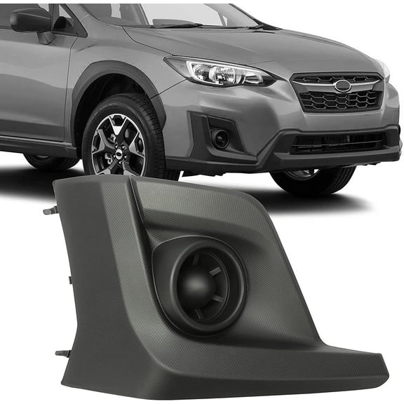 Kojem Fog Light Trim for 2018-2020  2019 Subaru Crosstrek Replac 57731FL062 SU1039114 RH Passenger  Lamp Bezel Cover W/o Fog Light hole