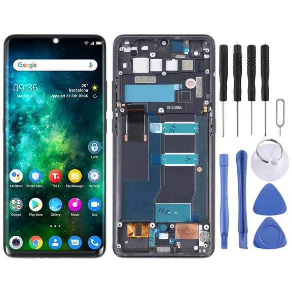 Original LCD Screen for TCL 10 Pro Digitizer Full Assembly with Frame