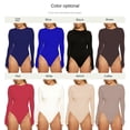 thumbnail image 4 of Autumn And Winter Women's Casual Base Top Long-sleeved Tight Jumpsuit, 4 of 4