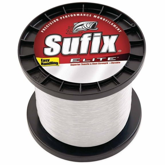 Sufix Elite Monofilament Fishing Line, 17 lb, 3000 Yard, Clear - 661-317