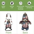 thumbnail image 6 of Gaeub Patriotic Boxing Bear Art Dog Hoodie Sweatshirts Warm Dog Clothes for Small Dogs,Puppy and Cat Costume-, 6 of 7