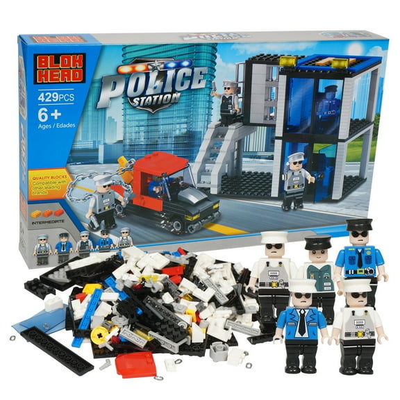 Police Station Interlocking Block Play Set 429 Piece