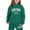 1-Dark Green1092, variant on Tiijoy Girls Casual Outfits New York Printed Hoodie Jogger Pants Sweatsuit, Sizes 2-16