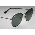 thumbnail image 5 of Ray Ban Hexagonal Polarized Green Classic G-15 Sunglasses RB3548N 002/58 54, 5 of 5