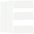 thumbnail image 1 of HEALEEP 4pcs Bathtub Guard Transparent Shower Splash Guard PVC Easy to Clean for Toilet Use, 1 of 8