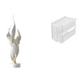 thumbnail image 1 of Escultura de pluma, estatua moderna, colección de resina, artesanías, adorno de escritorio, figura decorativa, caja de almacenamiento de papel higiéni, 1 of 8
