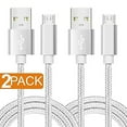 thumbnail image 3 of Android Extended Data Cable (2M), Nylon-Braided 3A Fast Charging and Syncing, Compatible with Micro USB Devices, Durable for Home, Car and Office Use, 3 of 3