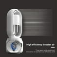 thumbnail image 4 of Summer Water Cooled Spray Mist Electric Fan USB Rechargeable Portable Wireless Air Humidifier Bladeless Ventilator Table Fan, 4 of 8