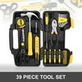 thumbnail image 6 of DNA Motoring Yellow 39 PCS Portable Tool Kit with Screwdriver, Pliers, Hammer, Hex Set for Household Repairs, 6 of 6