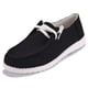 thumbnail image 1 of Oucaili, zapatos de lona para mujer, zapatillas sin cordones, mocasines casuales, zapatos de barco cómodos para exteriores, 1 of 6