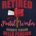 thumbnail image 3 of CafePress - Retired Postal Worker Funny Postman Hel Sweatshirt - Pullover Hoodie, Classic, Comfortable Hooded Sweatshirt, 3 of 4