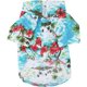 thumbnail image 1 of Camisa hawaiana Camiseta transpirable de verano para perros Ropa cómoda estilo de vacaciones en la playa Ropa para mascotas Cachorros de perros pequeños y medianos Gato (m) Rojo Verde Cocina, Decoración y Otros, 1 of 5