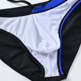 thumbnail image 5 of TANBOM Men's Drawstring Triangle Swim Trunks Lightweight Polyamide, Black, 3-Pack, XL, 5 of 6